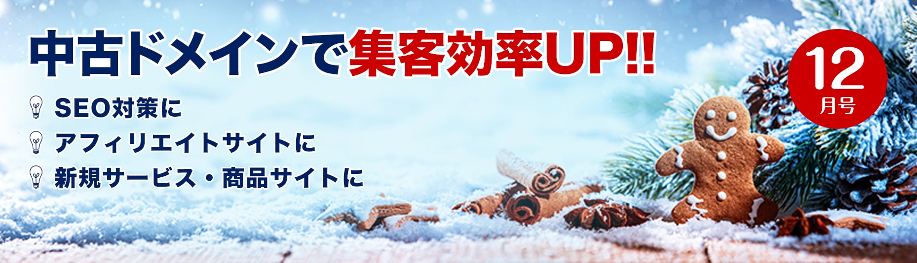 中古ドメインで集客効率アップ！/SEO対策に/アフィリエイトサイトに/新規サービス・商品サイトに