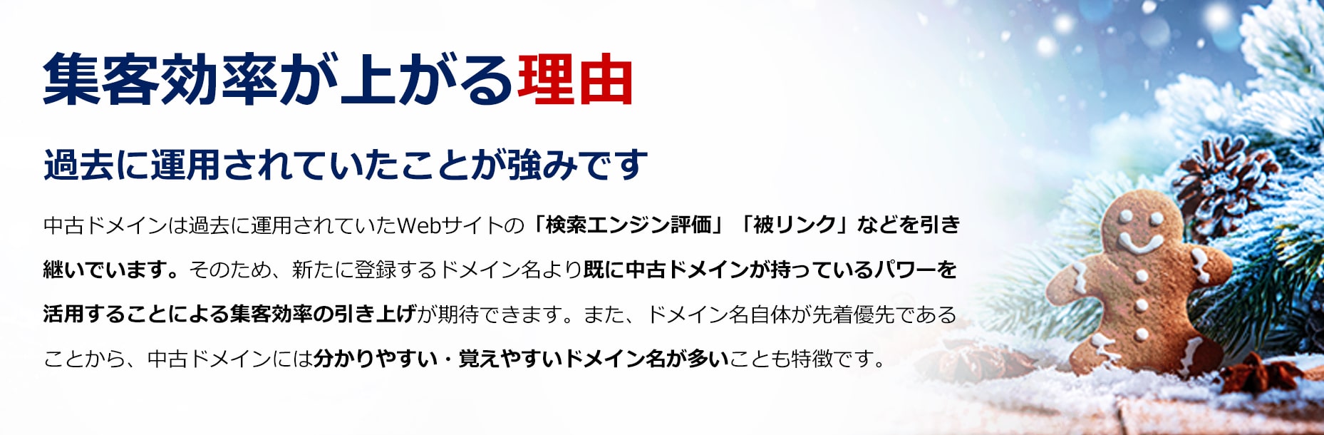 中古ドメインで集客効率アップ！/SEO対策に/アフィリエイトサイトに/新規サービス・商品サイトに