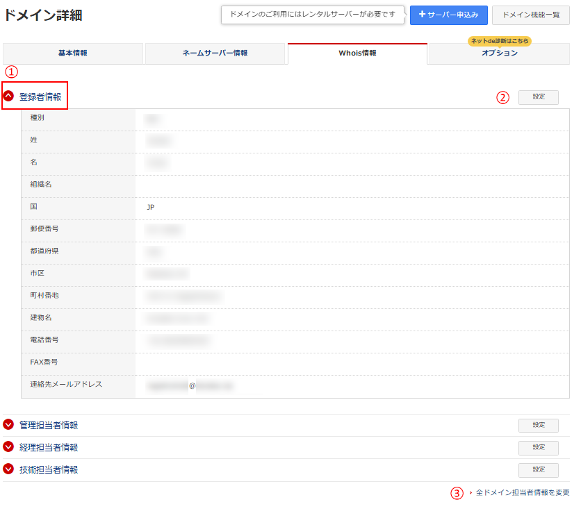 Whois情報