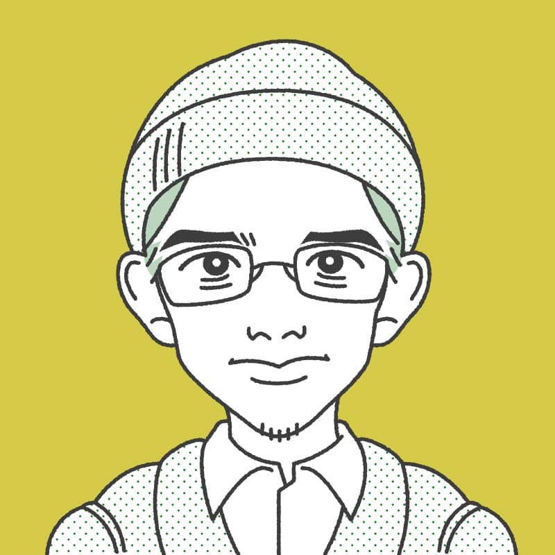 逢坂秀範の似顔絵イラスト